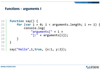 Functions - arguments I
 