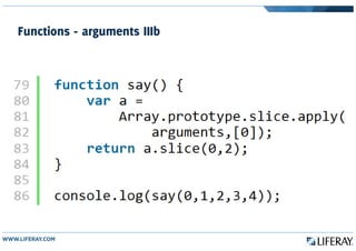 Functions - arguments IIIb
 