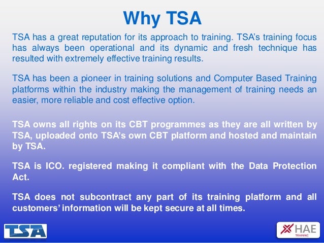 TSA Presentation
