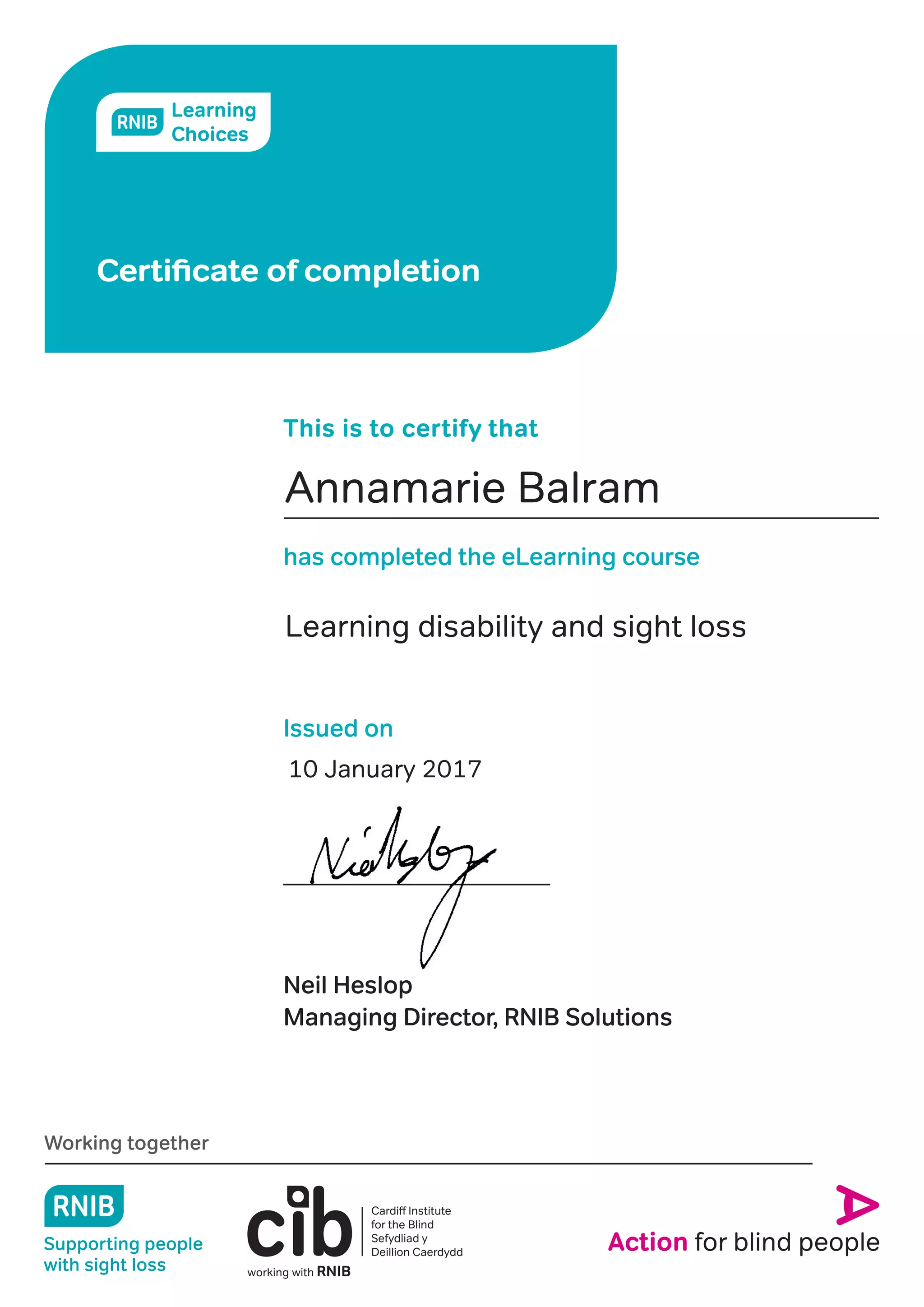 Learning_disability_and_sight_loss_completion_certificate | PDF