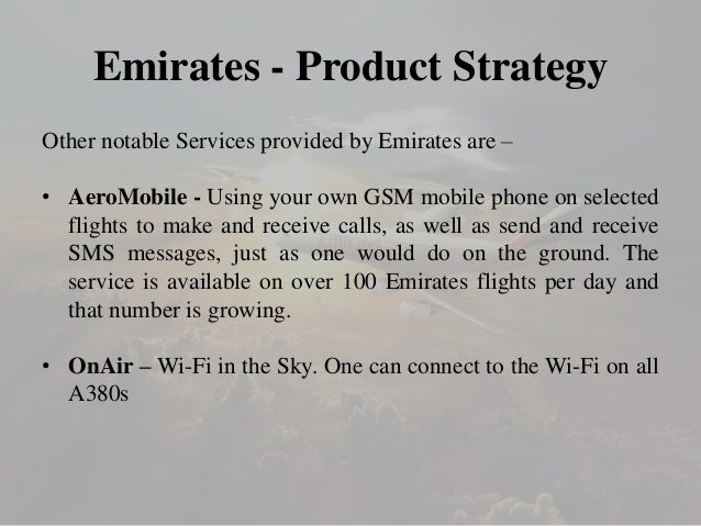 Strategic Time Techniques free essays online In the Emirates Airlines