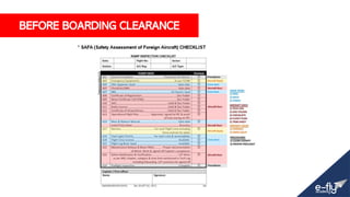 BEFORE BOARDING CLEARANCE
 