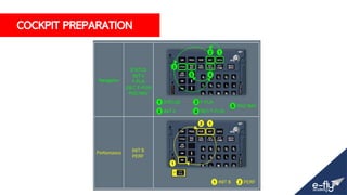 COCKPIT PREPARATION
 