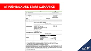 AT PUSHBACK AND START CLEARANCE
 