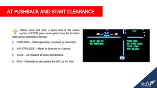 AT PUSHBACK AND START CLEARANCE
 