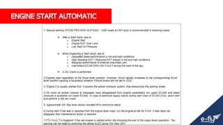 ENGINE START AUTOMATIC
 