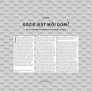 Jan Randák




                      gdzie jest mój dom?
                               czeska przestrzeń narodowa w drugi...