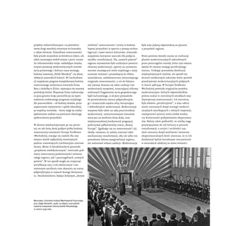 projekty industrializacyjne i za pośrednic-           wiekiem” nowoczesności i wiary w budowę          była więc jedyną od...