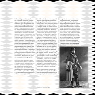 Podkarpaciu), poznawali muzykę Rumu-           nów i Słowaków. Jeszcze w roku 1934 pisał      awangardowych – w momencie, ...