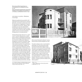 Willa notariusza Witolda Prądzyńskiego przy
ul. Grunwaldzkiej 65, proj. Władysław Czarnecki,
ok. 1932
Poniżej: willa dyrek...