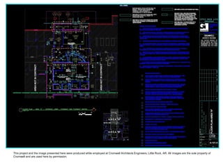 This project and the image presented here were produced while employed at Cromwell Architects Engineers, Little Rock, AR. All images are the sole property of
Cromwell and are used here by permission.
 