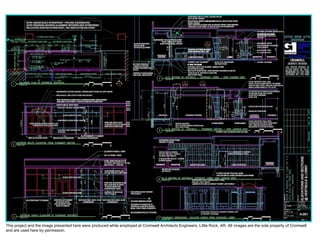 This project and the image presented here were produced while employed at Cromwell Architects Engineers, Little Rock, AR. All images are the sole property of Cromwell
and are used here by permission.
 