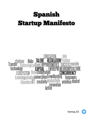 Spanish
Startup M anifesto
Startup_ES
 