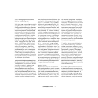 ściach i kategoryzowania jako elementu          bądź też pozostają w określonym stanie. Wła-     logii procesów poznawczyc...