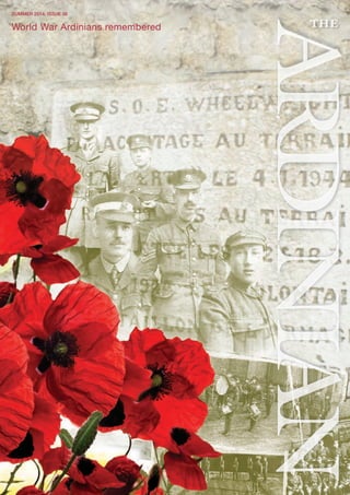 SUMMER 2014: ISSUE 38
World War Ardinians remembered
 