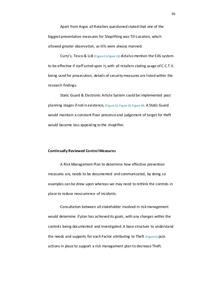 Shrinkage Research Project C00140713