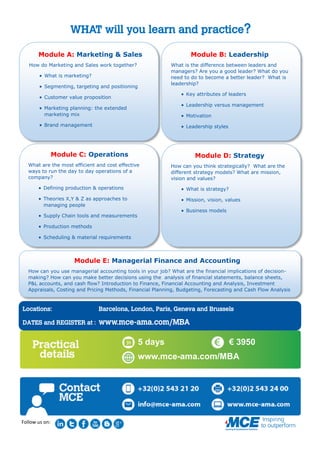 mini MBA | PDF