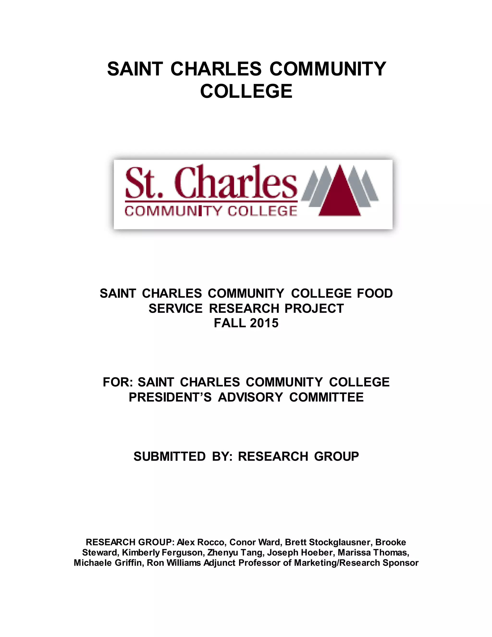 SAINT CHARLES COMMUNITY COLLEGE PDF