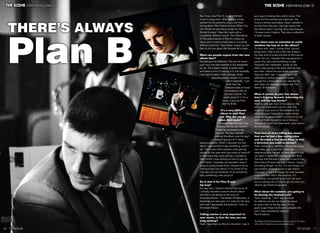 16 THE SCENE
THE SCENE interviews plan b
Ben Drew, aka Plan B, is one of British
music’s rising stars. After gaining critical
acclaim for his powerful, angry and hard
hitting debut Who Needs Actions When You
Got Words he was being lauded as ‘the
British Eminem’. Now he’s back with a
completely different sound. The Defamation
Of Strickland Banks is Plan B’s follow up
album and it marks a bold step in a soulfully
different direction. Gary Baker caught up with
Ben to find out about the choices he’s made…
What can people expect from the new
album then?
Something a bit different. The sort of music
your mum and dad listened to but presented
by me. The subject matter is pretty dark
and there’s a bit of rapping in it, but musically
I’ve tried to make it feel nostalgic whilst
sounding pretty modern. It’s a soul
album basically. I just
think that the
Motown style of music
is something that no
one can criticise. I’m
really proud of it. It’s a
story, a journey from
start to finish.
It’s a very different
album to your first
one. Why did you go
down that route?
I realised that the way I was
making hip hop just couldn’t
really be marketed to the
masses. The day I started
making this album was the day I
stopped giving a sh*t about
being successful. When I recorded my first
album I just wanted to say something, which I
did. Then I saw other people’s stuff getting
played on the radio and I got pretty p*ssed off
at how easy they were getting it handed to
them whilst I was working so hard to get my
stuff heard. I basically just decided I wasn’t
going to compromise what I wanted to do by
making a pop/rap record. If my brand of hip
hop was a bit too hardcore I’d do something
else, something I was proud of.
So is that it for Plan B and
hip hop?
No way man, I haven’t ditched hip hop at all.
I actually recorded a secret second album
that fills in the blanks of the story of
Strickland Banks - The Ballad Of Belmarsh. It
should be out next year, it’s really for the fans
who won’t appreciate the direction I took on
Strickland Banks.
Telling stories is very important in
your music, is that the way you see
song writing?
Yeah, I see them as films for the blind. I see it
as a way of making films within music. The
lyrics and the concept are important, the
music is almost secondary. I said I wanted to
do that from the start, the only reason the
first album wasn’t one big story was because
I’d never done it before. That was a collection
of short stories.
Was there ever an intention to really
combine hip hop on to the album?
To start with, yeah. I wrote a few ‘normal’
songs and I tried to put a few rap verses in
but they kind of broke the flow of the tune so
I took ‘em out. I thought that was good as it
meant the radio had something to play.
Originally the ‘inbetween’ tracks on the
album were going to be really dark hip hop
but when I heard the two styles together
they just didn’t gel. I suppose I got a bit
addicted to writing all the soul songs,
enough for a whole album; so I decided to
split them into Strickland Banks and The
Ballad Of Belmarsh.
When it comes to your live shows
how’s it going to work, balancing the
soul and hip hop tracks?
We’ll try and get most of the story on the
album out there when we do it live. We
might not play some of the ballads on the
album but we’ll keep all the higher tempo
tracks in. I suppose when it comes to my old
stuff we might try and do some Motown
remixes of tracks like Charmaine. Give them a
bit of a revival.
Your love of story telling has meant
that you’ve had a few acting roles
and directed a few short films, is that
a direction you want to pursue?
Yeah, directing is, definitely. Doing the acting
was really just a way that I could get
experience on a film set, to learn more to help
me when it comes to directing my own films.
The fact that Michael Caine was in one of the
films (Harry Brown) was just a bonus. I enjoy
the acting though, it’s fun. For me though, it’s
just another stepping stone to get where I
wanna go – I want to merge the lines between
music and film, that’s the ambition. It’s
something I’ve wanted to do from the start,
but it’s taking a bit of time to get the clout you
need to get these things done.
What about the summer, you going to
be blazing the festival trail?
Yeah, hopefully. I can’t say too much
for definite now but we should be about
at quite a few of the big ones. It’ll be
good to get these tracks out to people who
won’t have necessarily heard of
Plan B before.
The Ballad Of Strickland Banks is out on April 5. For more
info on Plan B head to www.time4planb.co.uk
THE SCENE interviews plan b
THE SCENE 17
There’s Always
Plan B
 
