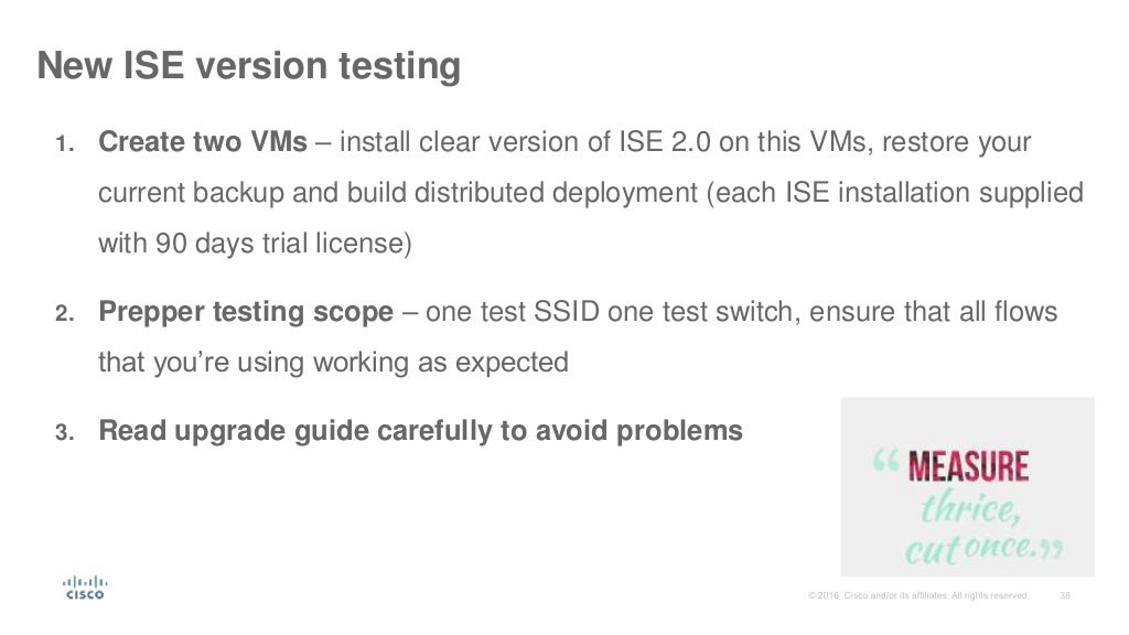 PIW ISE Best Practices