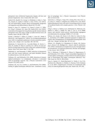 pluripotent stem cell-derived hepatocytes, hepatic cell lines and
primary hepatocytes. Arch. Toxicol. 88, 1427–1437.
Smith, B.W., Rozelle, S.S., Leung, A., Ubellacker, J., Parks, A., Nah,
S.K., French, D., Gadue, P., Monti, S., Chui, D.H.K., et al. (2013).
The aryl hydrocarbon receptor directs hematopoietic progenitor
cell expansion and differentiation. Blood 122, 376–385.
Somers, A., Jean, J.-C., Sommer, C.A., Omari, A., Ford, C.C., Mills,
J.A., Ying, L., Sommer, A.G., Jean, J.M., Smith, B.W., et al. (2010).
Generation of transgene-free lung disease-speciﬁc human induced
pluripotent stem cells using a single excisable lentiviral stem cell
cassette. Stem Cells 28, 1728–1740.
Suzuki, T., Mayhew, C., Sallese, A., Chalk, C., Carey, B.C., Malik, P.,
Wood, R.E., and Trapnell, B.C. (2014). Use of induced pluripotent
stem cells to recapitulate pulmonary alveolar proteinosis patho-
genesis. Am. J. Respir. Crit. Care Med. 189, 183–193.
Szkolnicka, D., Farnworth, S.L., Lucendo-Villarin, B., Storck, C.,
Zhou, W., Iredale, J.P., Flint, O., and Hay, D.C. (2014). Accurate pre-
diction of drug-induced liver injury using stem cell-derived popu-
lations. Stem Cells Transl. Med. 3, 141–148.
Takahashi, K., and Yamanaka, S. (2006). Induction of pluripotent
stem cells from mouse embryonic and adult ﬁbroblast cultures
by deﬁned factors. Cell 126, 663–676.
Teckman, J.H., and Perlmutter, D.H. (2000). Retention of mutant
alpha(1)-antitrypsin Z in endoplasmic reticulum is associated
with an autophagic response. Am. J. Physiol. Gastrointest. Liver
Physiol. 279, G961–G974.
Teckman, J.H., An, J.-K., Loethen, S., and Perlmutter, D.H. (2002).
Fasting in alpha1-antitrypsin deﬁcient liver: constitutive activa-
tion of autophagy. Am. J. Physiol. Gastrointest. Liver Physiol.
283, G1156–G1165.
Terrenoire, C., Wang, K., Tung, K.W., Chung, W.K., Pass, R.H., Lu,
J.T., Jean, J.C., Omari, A., Sampson, K.J., Kotton, D.N., et al. (2013).
Induced pluripotent stem cells used to reveal drug actions in a long
QT syndrome family with complex genetics. J. Gen. Physiol. 141,
61–72.
Twig, G., Elorza, A., Molina, A.J.A., Mohamed, H., Wikstrom, J.D.,
Walzer, G., Stiles, L., Haigh, S.E., Katz, S., Las, G., et al. (2008).
Fission and selective fusion govern mitochondrial segregation
and elimination by autophagy. EMBO J. 27, 433–446.
Wilson, A.A., Kwok, L.W., Hovav, A.-H., Ohle, S.J., Little, F.F., Fine,
A., and Kotton, D.N. (2008). Sustained expression of alpha1-anti-
trypsin after transplantation of manipulated hematopoietic stem
cells. Am. J. Respir. Cell Mol. Biol. 39, 133–141.
Wilson, A.A., Murphy, G.J., Hamakawa, H., Kwok, L.W., Sriniva-
san, S., Hovav, A.-H., Mulligan, R.C., Amar, S., Suki, B., and Kotton,
D.N. (2010). Amelioration of emphysema in mice through lentivi-
ral transduction of long-lived pulmonary alveolar macrophages.
J. Clin. Invest. 120, 379–389.
Wu, Y., Whitman, I., Molmenti, E., Moore, K., Hippenmeyer, P.,
and Perlmutter, D.H. (1994). A lag in intracellular degradation of
mutant alpha 1-antitrypsin correlates with the liver disease pheno-
type in homozygous PiZZ alpha 1-antitrypsin deﬁciency. Proc.
Natl. Acad. Sci. USA 91, 9014–9018.
Yusa, K., Rashid, S.T., Strick-Marchand, H., Varela, I., Liu, P.-Q.,
Paschon, D.E., Miranda, E., Ordo´n˜ez, A., Hannan, N.R.F., Rouhani,
F.J., et al. (2011). Targeted gene correction of a1-antitrypsin deﬁ-
ciency in induced pluripotent stem cells. Nature 478, 391–394.
Stem Cell Reports j Vol. 4 j 873–885 j May 12, 2015 j ª2015 The Authors 885
 