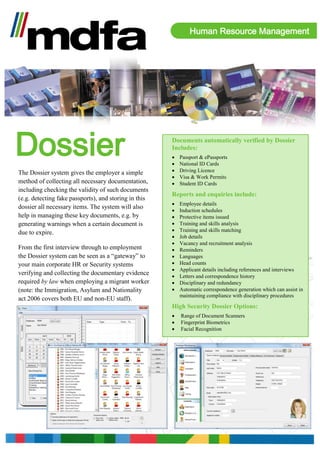 Dossier Brochure PDF Dossier Brochure PDF