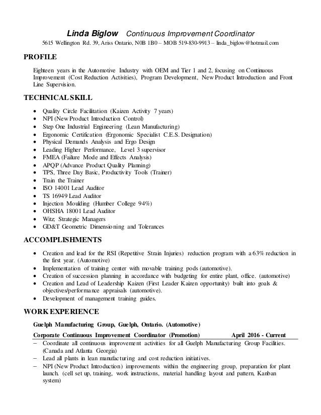 resume 1 resume first line