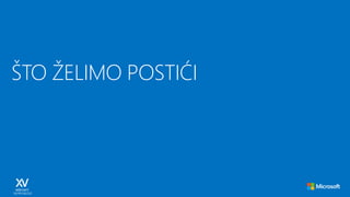 ŠTO ŽELIMO POSTIĆI
 