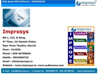 Improsys-ERP Features | PDF
