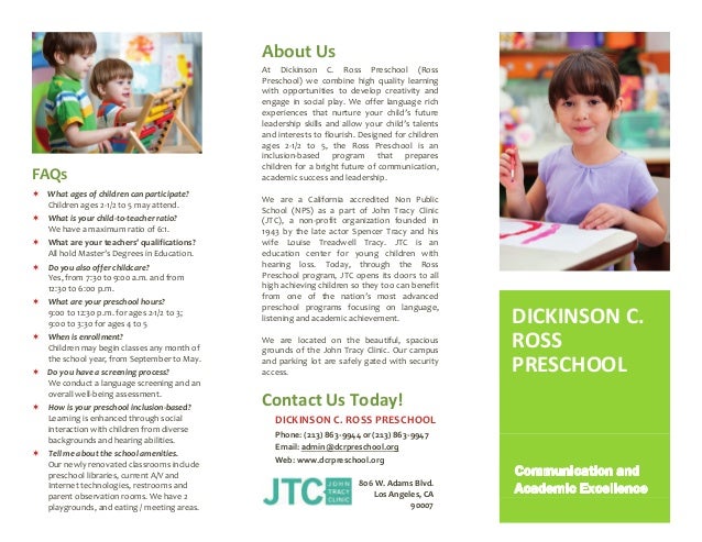 dcr preschool flyer preschool flyer