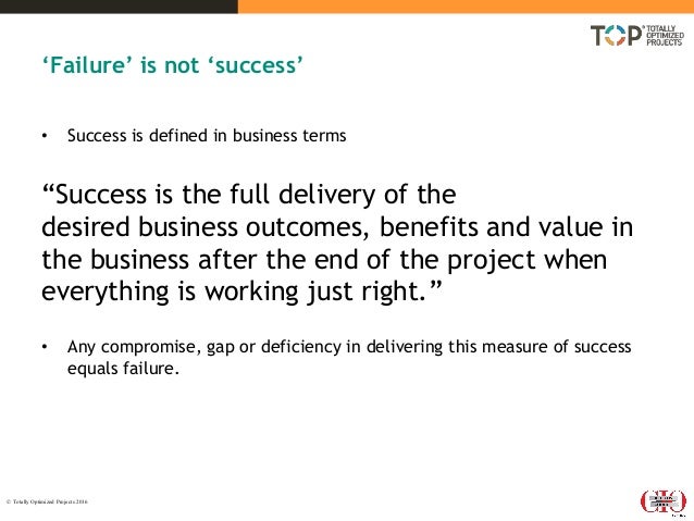 Dissertation on why projects fail