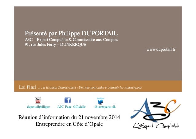 A3c La Loi Pinel Et Les Baux Commerciaux V 2014 01