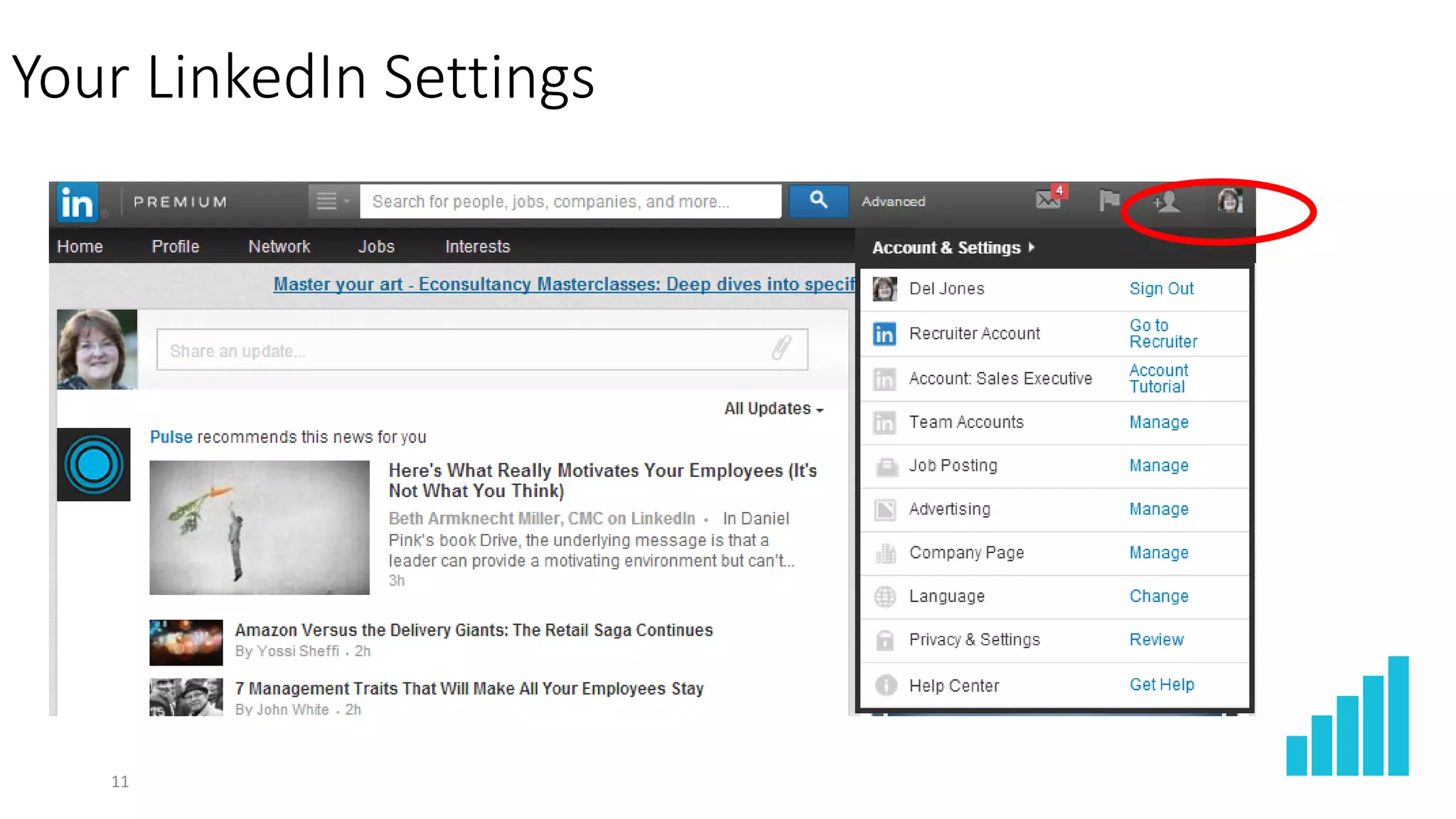 Your LinkedIn Settings
11
 