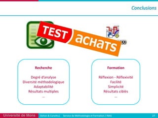 N)#-3$,/)#,

D'.9'$.9'

<"$=156"%

21:*9,1&'(<'&./)/%/01[$*
@)"J&"V1%1&'
^',$%&"&,(<$%&1J%*,

^'E%*T1/3(U ^'E%*T1:1&'
!"#1%1&'
81<J%1#1&'
^',$%&"&,(#1V%',

Université de Mons

2*./3(4(5"361&&$7(((((8*9:1#*()*(;'&./)/%/01*(*&(!/9<"&1/3(=(>?@8

AS

 