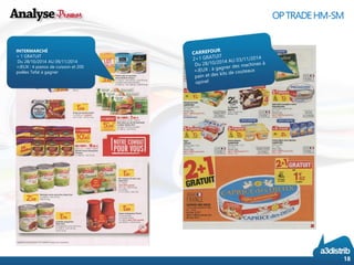 18 
OP TRADE HM-SM 
INTERMARCHÉ 
+ 1 GRATUIT Du 28/10/2014 AU 09/11/2014 
+JEUX : 4 pianos de cuisson et 200 poêles Tefal à gagner 
18 
 