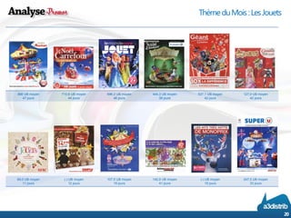 866 UB moyen 
47 jours 
710,8 UB moyen 
44 jours 
696,2 UB moyen 
46 jours 
444,3 UB moyen 
39 jours 
537,1 UB moyen 
42 jours 
127,0 UB moyen 
42 jours 
69,0 UB moyen 
11 jours 
(-) UB moyen 
12 jours 
107,5 UB moyen 
19 jours 
142,9 UB moyen 
41 jours 
(-) UB moyen 
19 jours 
247,5 UB moyen 
33 jours 
20 
Thème du Mois : LesJouets  