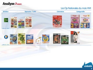 Les Op Nationales du mois HM 
Octobre 
Opération Trafic 
Calendaire 
Catégorielle 
(diffusion+60%) 
(diffusion+35%) 
6 
 