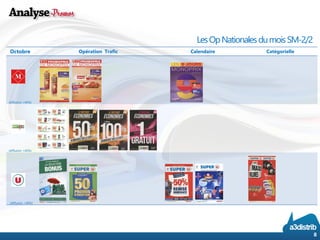 Les Op Nationales du mois SM-2/2 
Octobre 
Opération Trafic 
Calendaire 
Catégorielle 
(diffusion+60%) 
(diffusion+60%) 
(diffusion +60%) 
8 
 