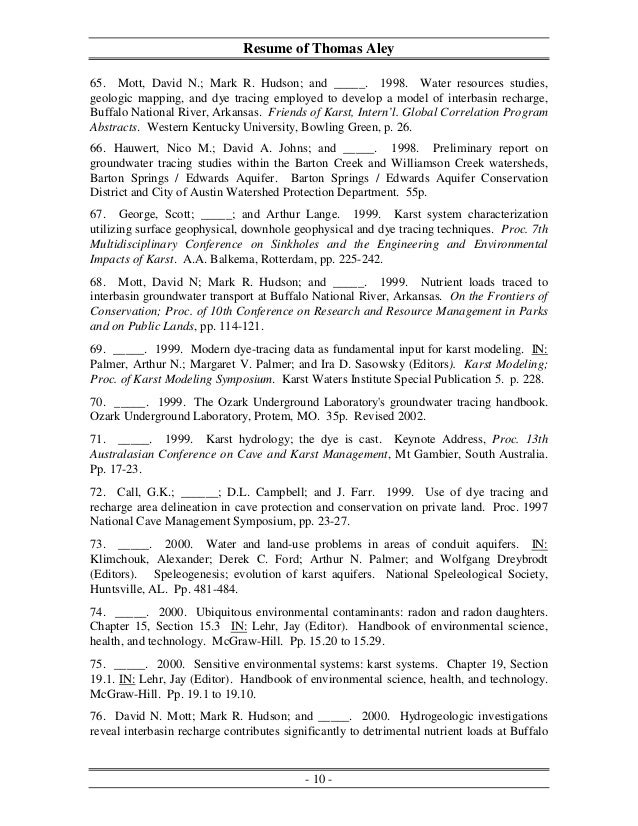 District conservationist resume