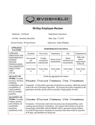 EvoShield Performance Review