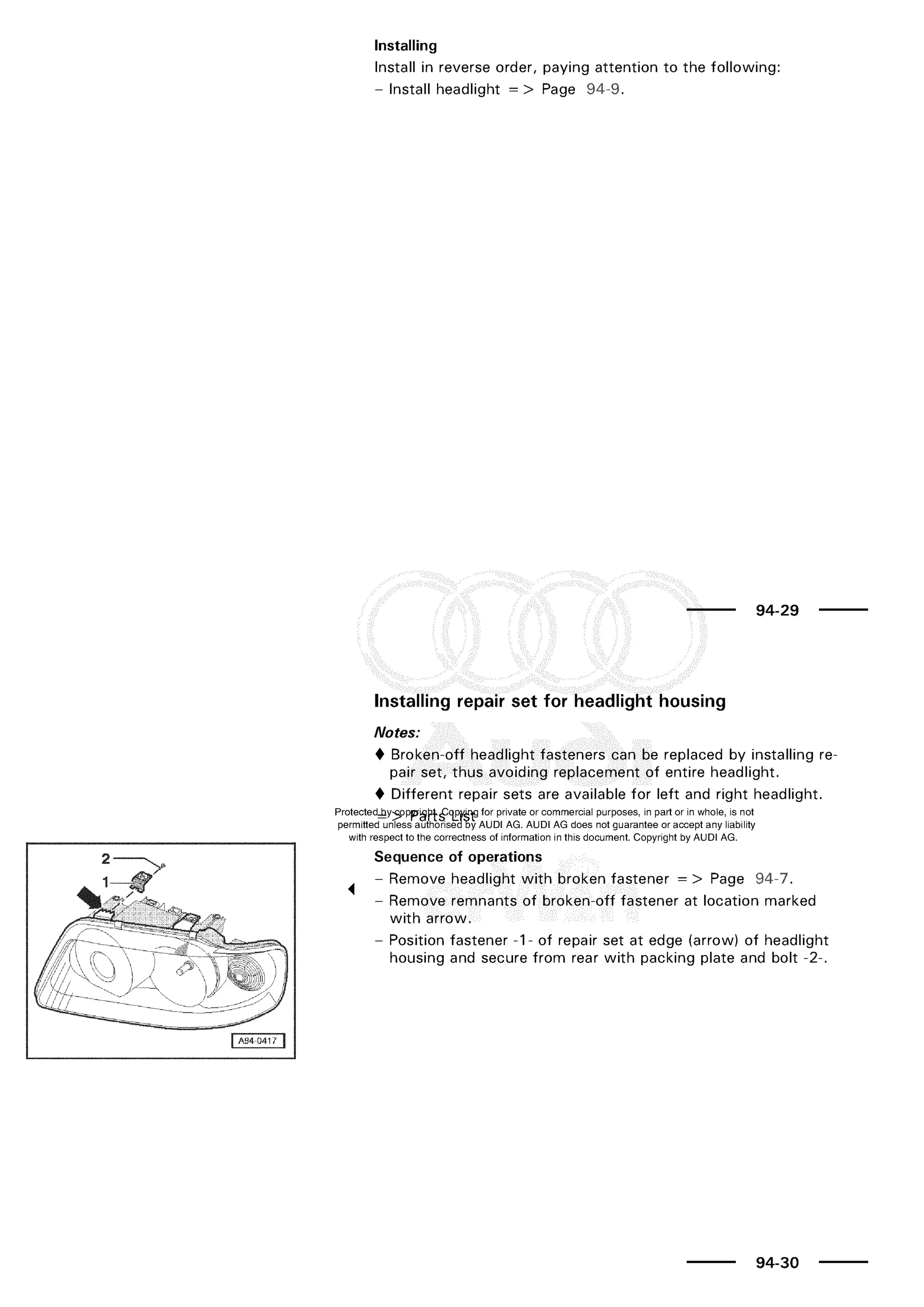 A3 electrical AUDI A3 1997 2000 1.8 20V 4ADR