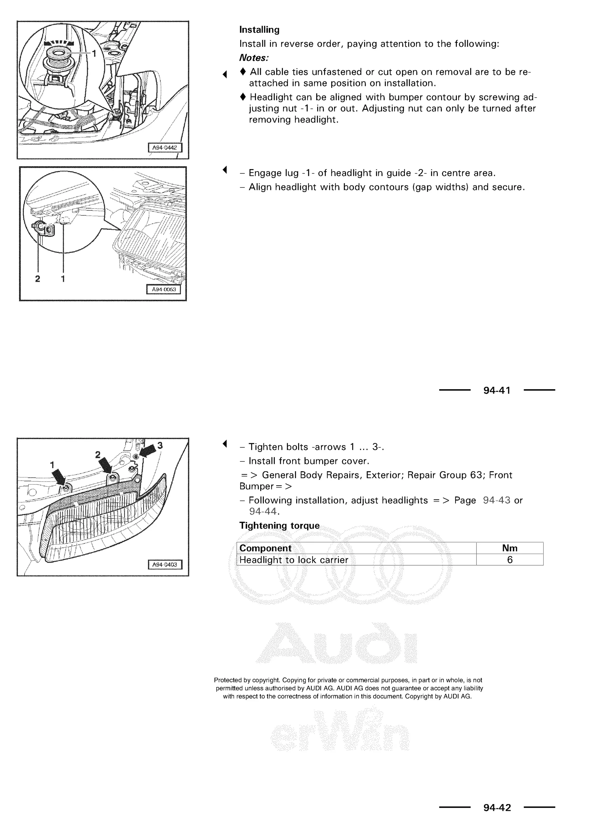 A3 electrical AUDI A3 1997 2000 1.8 20V 4ADR