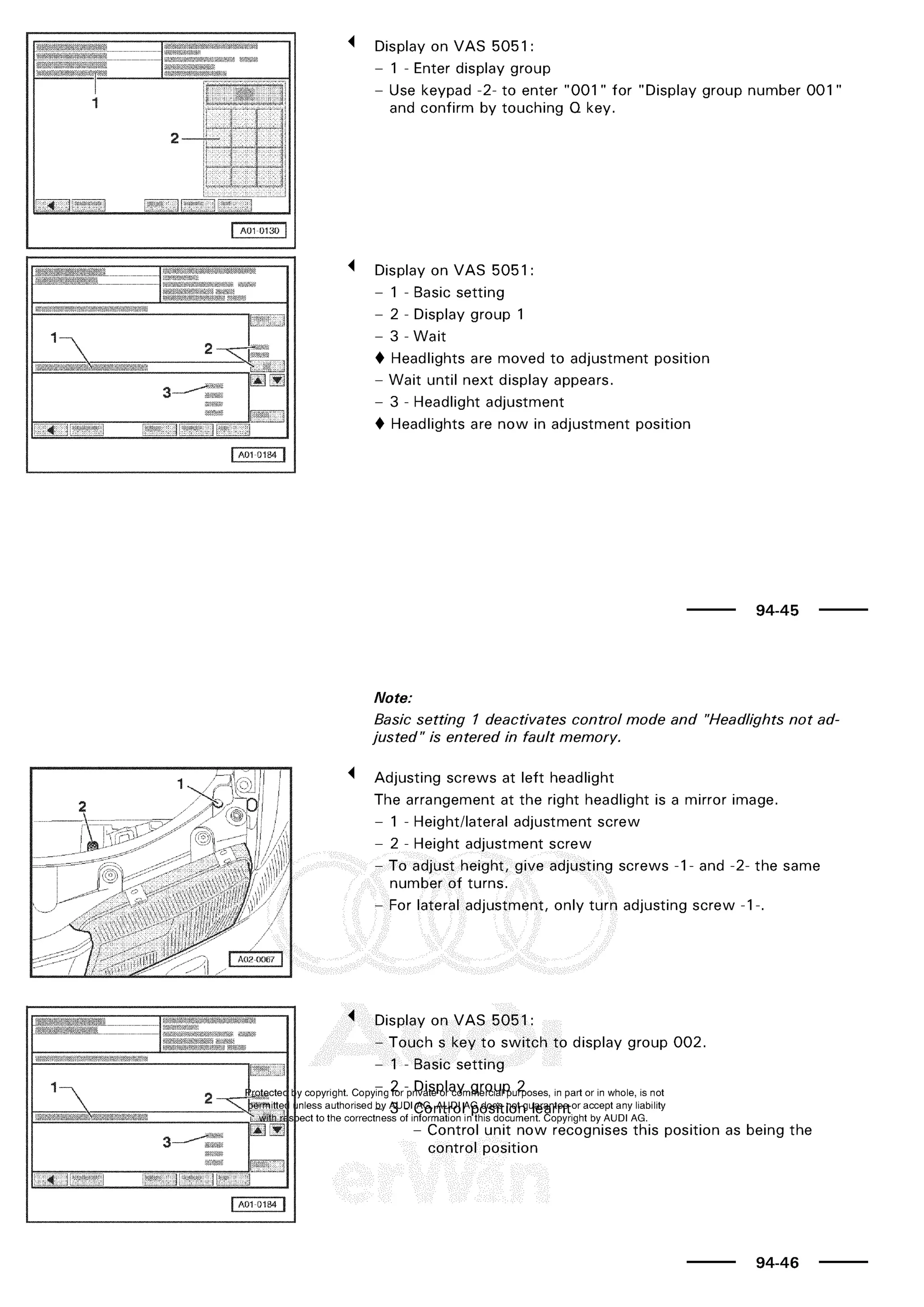 A3 electrical AUDI A3 1997 2000 1.8 20V 4ADR