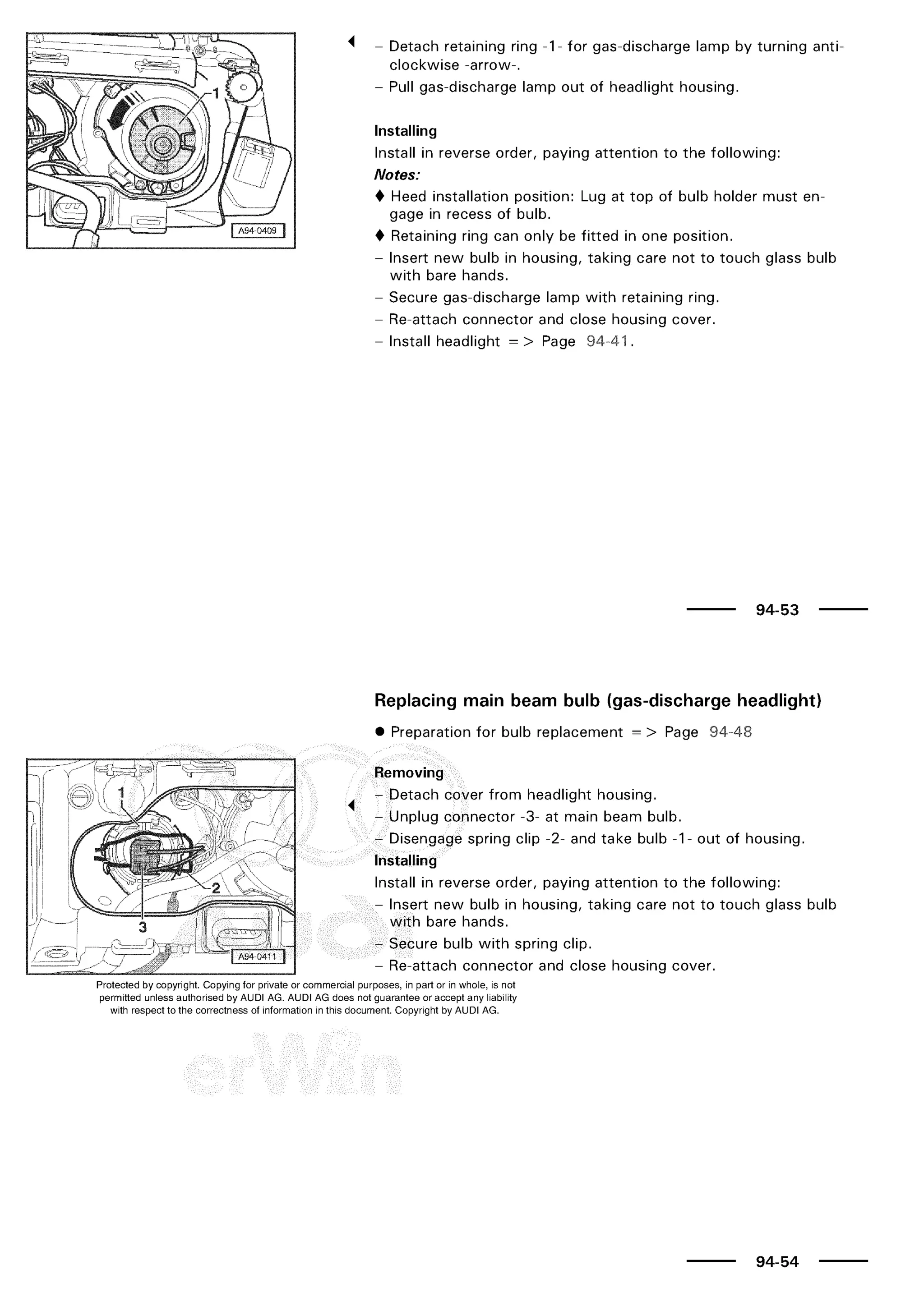 A3 electrical AUDI A3 1997 2000 1.8 20V 4ADR