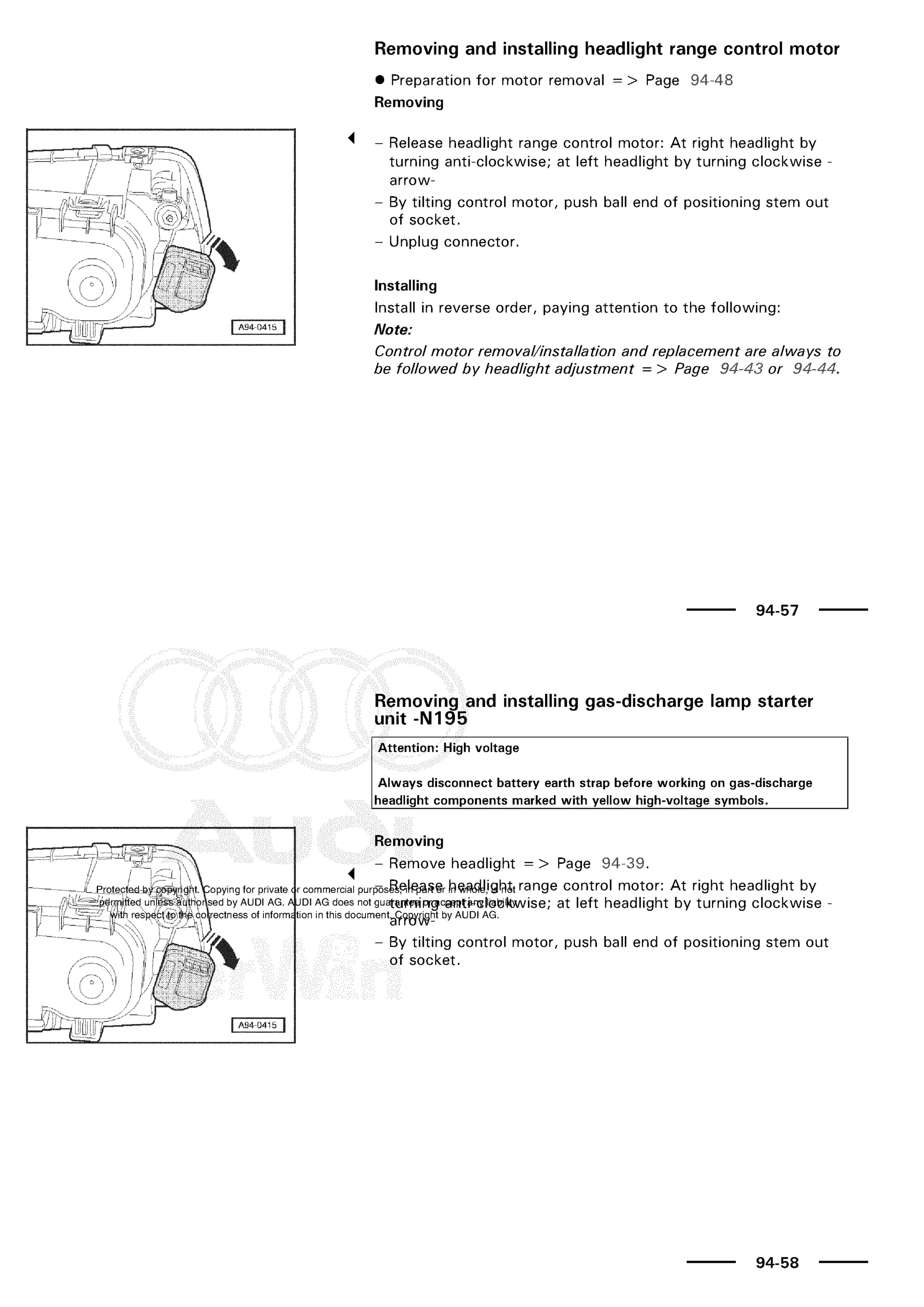 A3 electrical AUDI A3 1997 2000 1.8 20V 4ADR