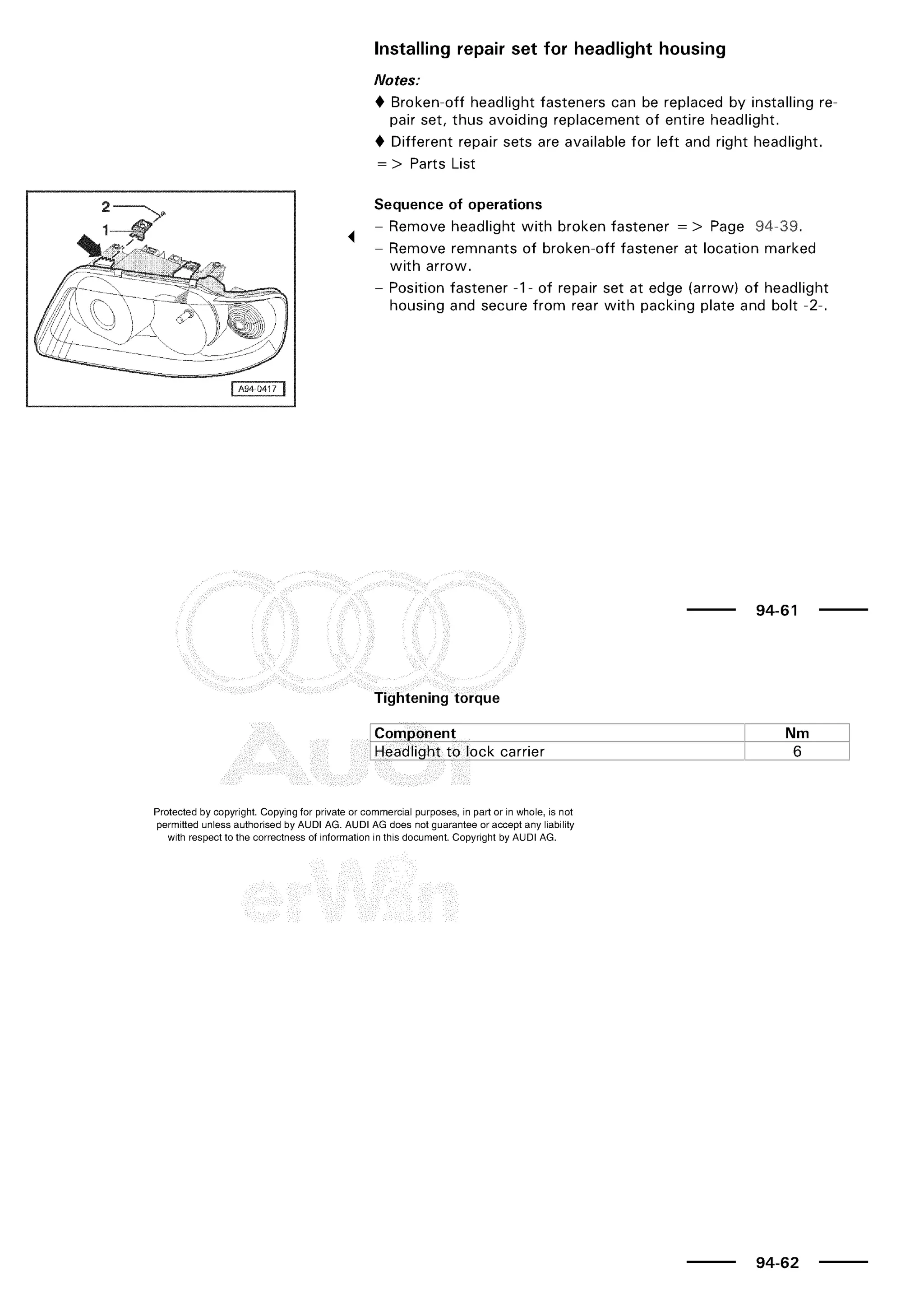A3 electrical AUDI A3 1997 2000 1.8 20V 4ADR