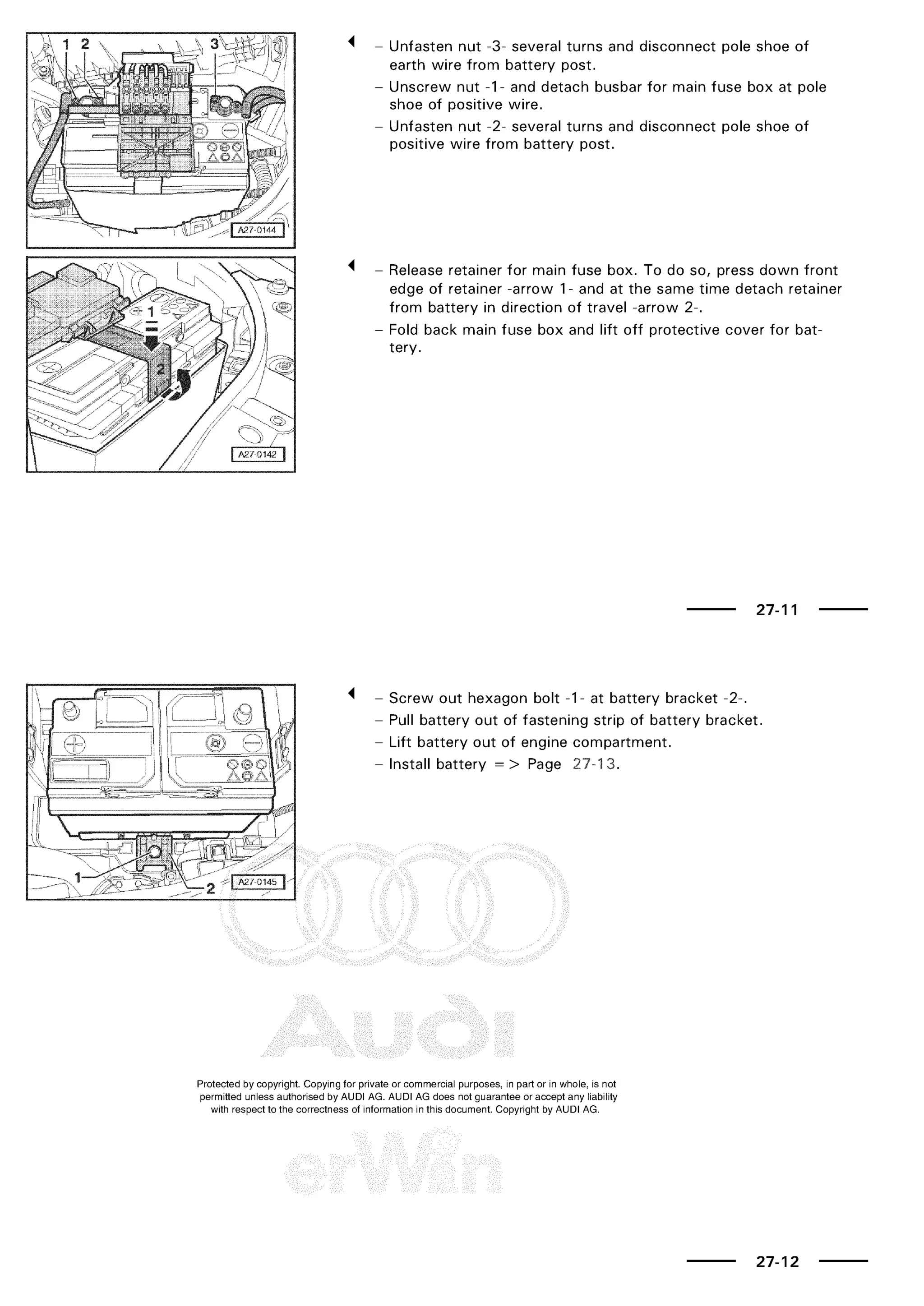 A3 electrical AUDI A3 1997 2000 1.8 20V 4ADR