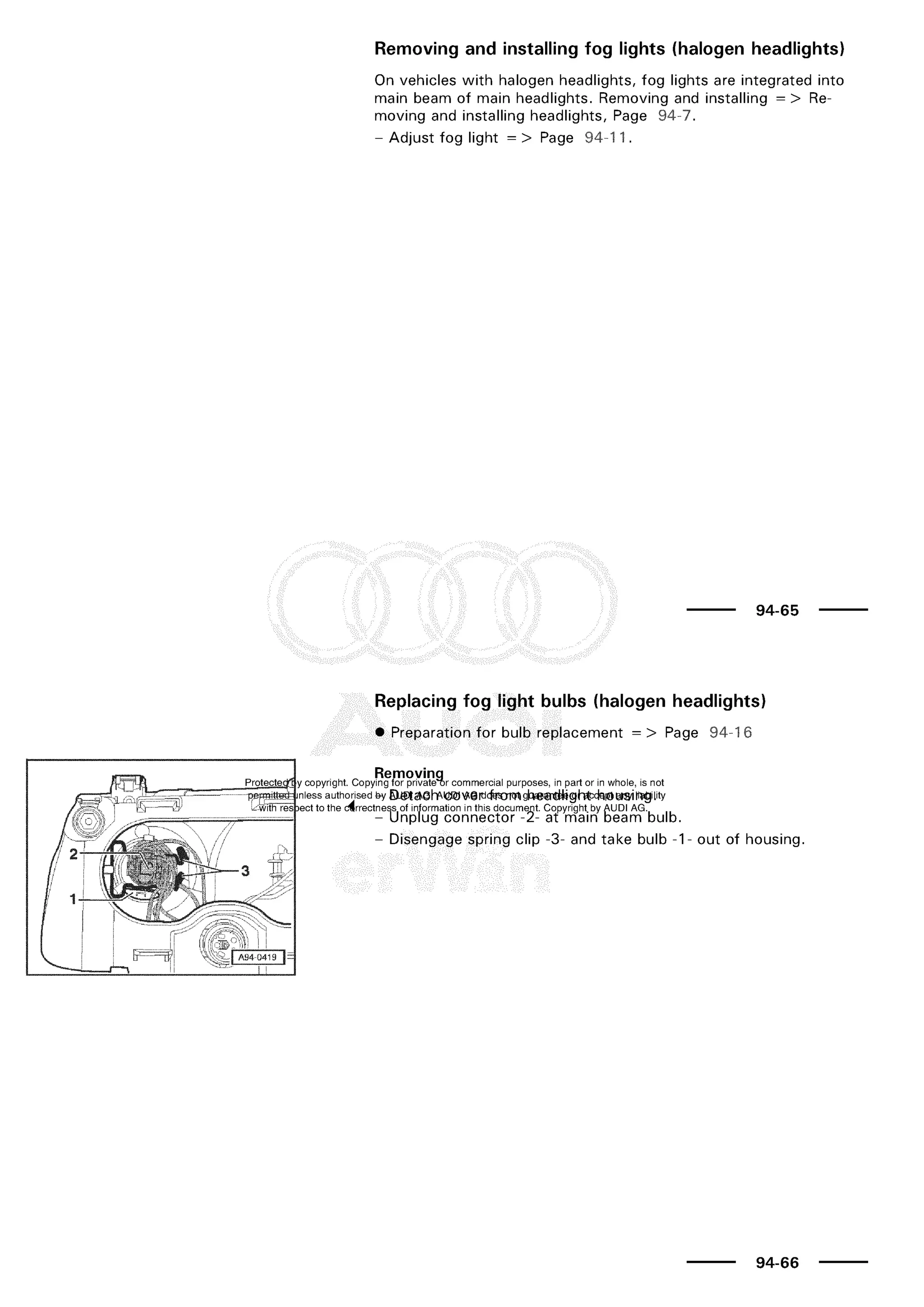 A3 electrical AUDI A3 1997 2000 1.8 20V 4ADR