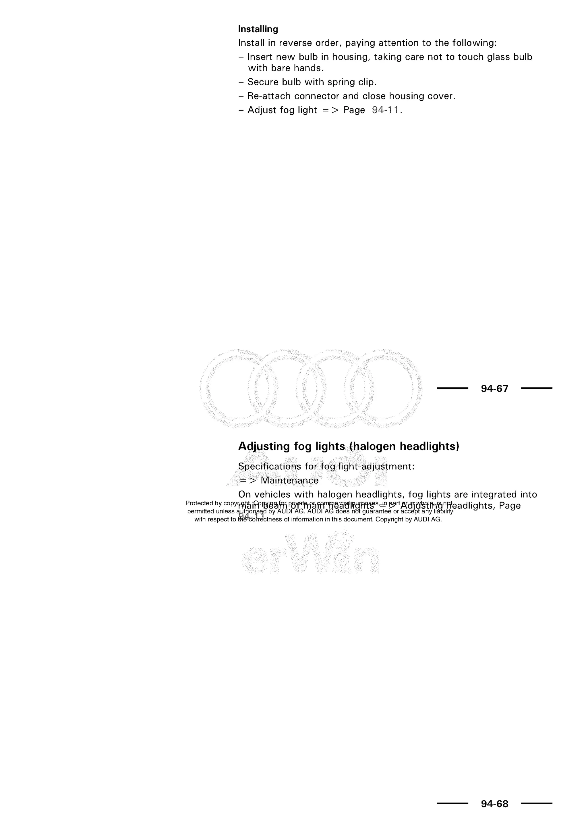 A3 electrical AUDI A3 1997 2000 1.8 20V 4ADR
