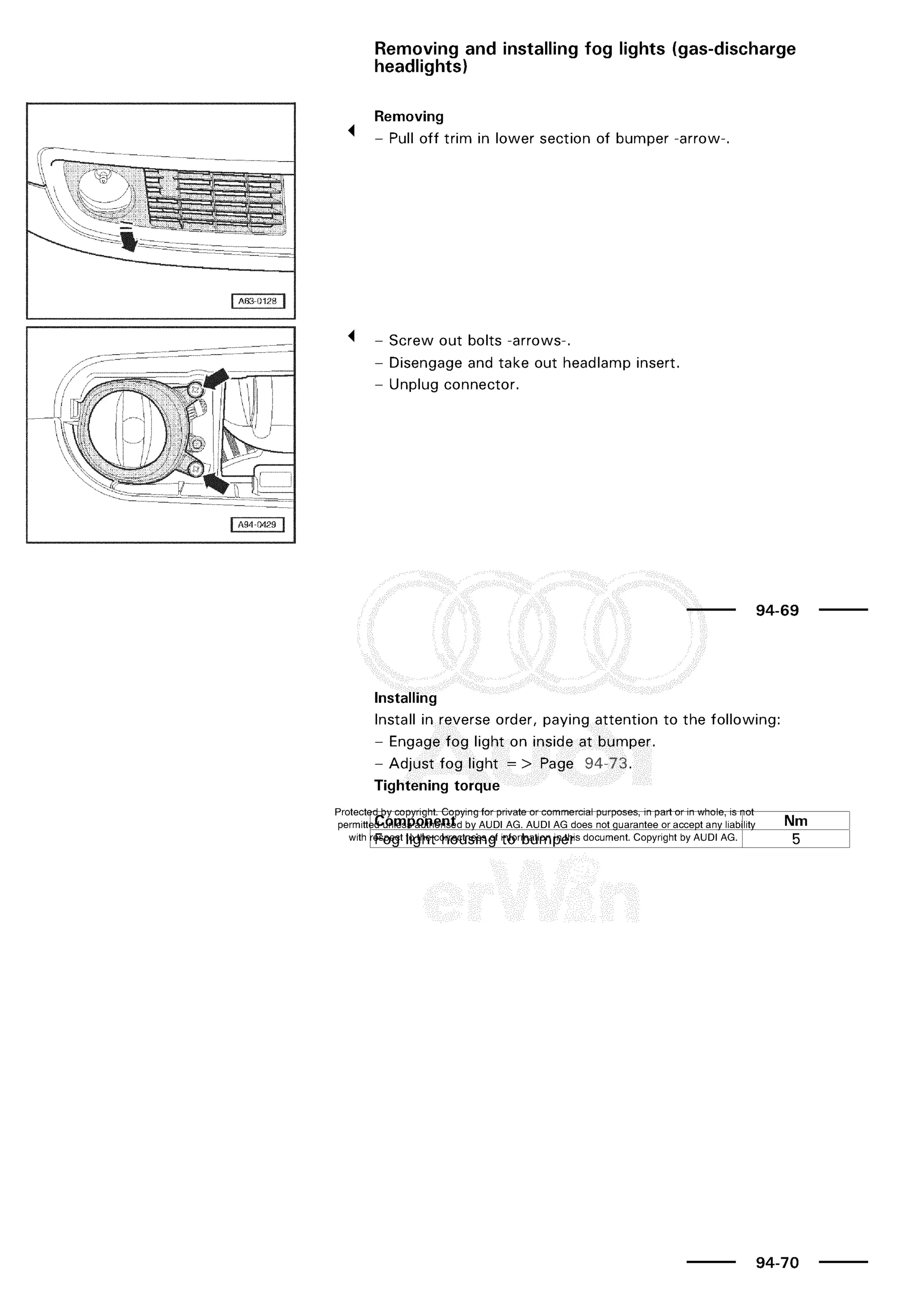A3 electrical AUDI A3 1997 2000 1.8 20V 4ADR